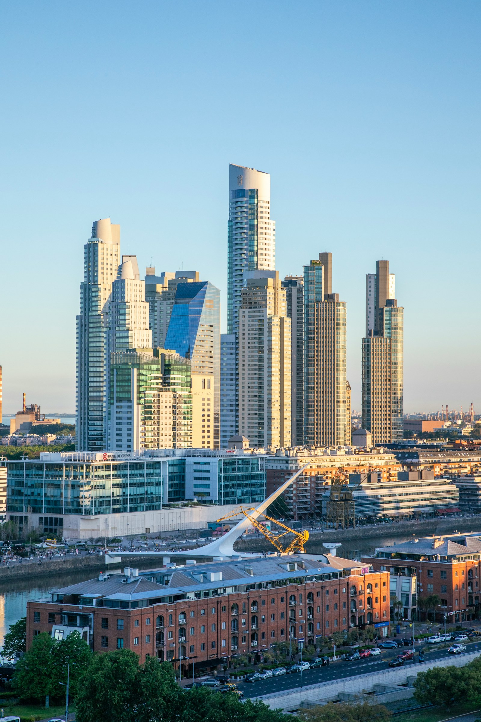 Residential high-rises in Puerto Madero, Buenos Aires